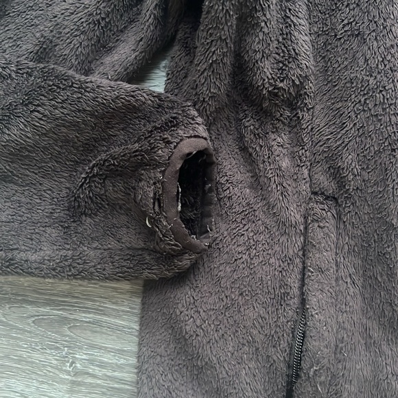 North face Full Zip Fuzzy Jacket Medium - Picture 5 of 6